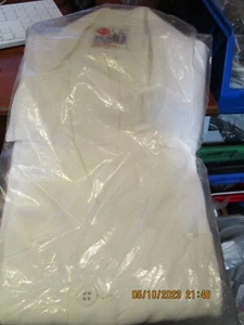 KING GEE DUST/LAB COAT X 1,SIZE 92 CM WAIST , WHITE , ALL COTTON AUSTRALIAN MADE - Picture 1 of 2