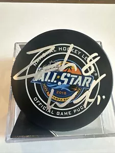 Zack Werenski Signed 2018 NHL Allstar- 1st Allstar Official game Puck - Picture 1 of 3