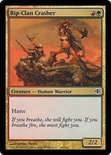 RIP-CLAN CRASHER ~mtg NM/NM- Shards Of Alara Com x4