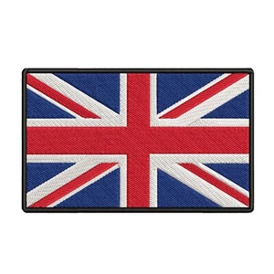 UNITED KINGDOM FLAG PATCH UNION JACK FLAG EMBROIDERED UK GREAT BRITTAIN DIY - Picture 1 of 12