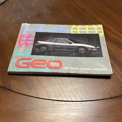 Geo Storm 1991 manual del propietario Foto 1 de 4