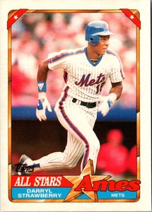 1990 Topps Ames All-Stars Darryl Strawberry #23 New York Mets