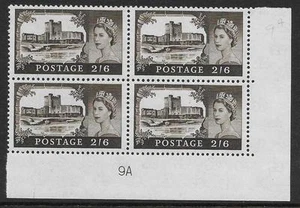 2/6 Bradbury/Wilkinson Castles - Cylinder 9A UNMOUNTED MINT/MNH - Bild 1 von 1