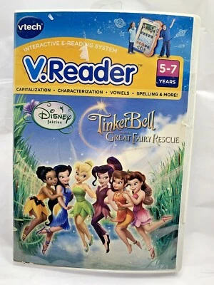 VTECH~DISNEY~V.READER TINKER BELL AND THE GREAT FAIRY RESCUE 5-7 YEARS - Image 1 of 4