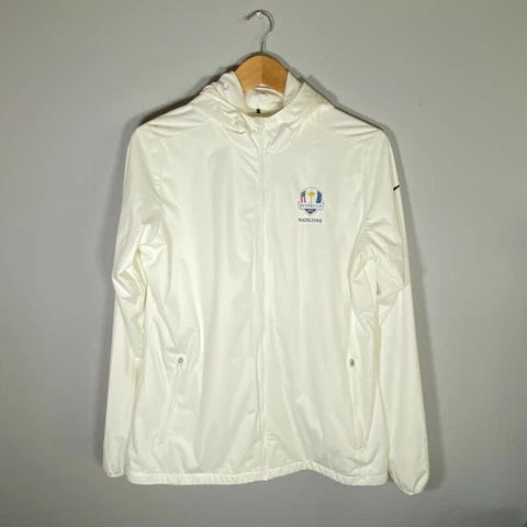 2016 Ryder Cup Nike Golf Women's Large Jacket White Hooded Full Zip Hazeltine Cover