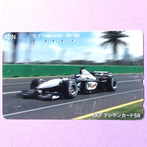 F1 McLaren-Mercedes MP4/14 1999 JAF tarjeta telefónica coche Japón - Imagen 1 de 5