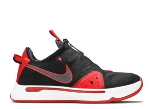 Nike PG 4 Bred Black Red White Mens Shoes CD5079-003 Size 9 - Picture 1 of 9