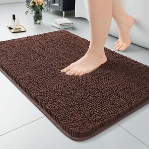 Luxury Bathroom Rug Shaggy Bath Mat 20 X 30 Inch, Washable Non Slip Bath Rugs fo - Picture 1 of 12
