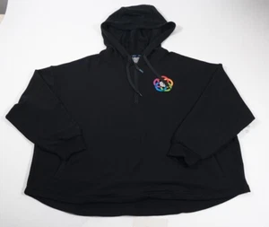 Disney Damen schwarz Epcot Logo Hoodie Sweatshirt Gr. 1X - Bild 1 von 10