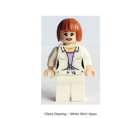 LEGO Jurassic World ~ Claire Dearing Minifigure (ONLY) From #75917 New [Retired]