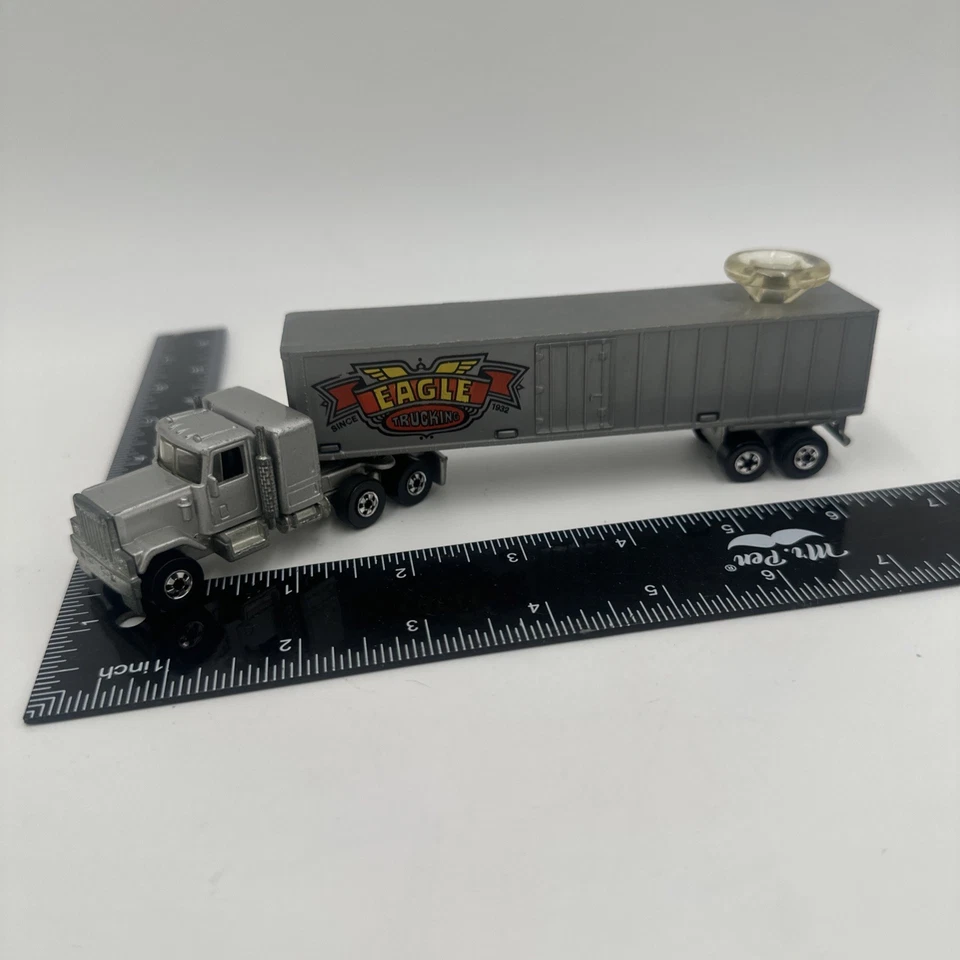Hot Wheels Vintage Steering Rig Grey GMC Eagle Trucking - Image 1 of 4