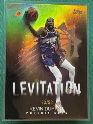 2025 Topps Levitation L-8 Kevin Durant /50 Gold Rainbow - image 1 of 2