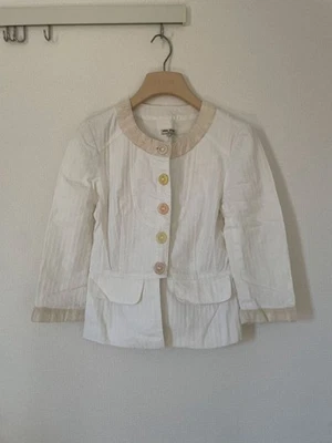 Chaqueta de gasa blanca miumiu talla 36 buen estado de Japón USADA Foto 1 de 4