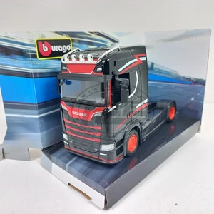 1/43 Camión truck Scania S730 Highline 770s negro black Burago - Imagen 1 de 4