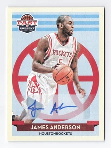 2012-13 Panini Basketball Past Present Signatures James Anderson #150 Auto - Picture 1 of 3