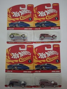 LOT [4] 2007 HOT WHEELS SERIE 3 CLASSICS DOUBLE DEMON; ALLE 4 BEKANNTEN FARBEN - Bild 1 von 10