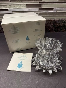 PartyLite P7378 Aurora pillar glass candle holder ~ Open Box - Picture 1 of 5