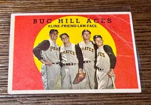 1959 Topps - Roy Face, Vern Law, Bob Friend #428 - En muy buen estado - Envío gratuito - Imagen 1 de 2