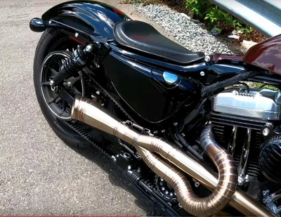 Sistema de escape 2 en 1 para Harley Sportster 883/1200/48/Scrambler (1986-2020) Foto 1 de 4