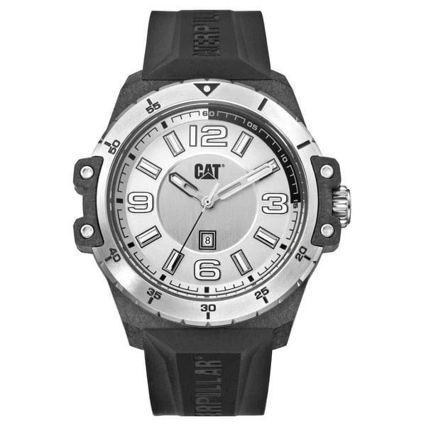 Reloj CAT Caterpillar para hombre con fecha de 3 manecillas correa negra K011121232 Foto 1 de 1