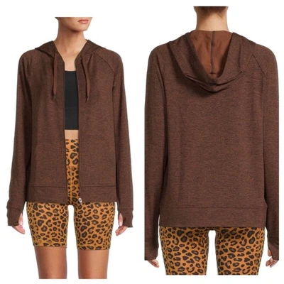 Chaqueta con capucha y cremallera para mujer Athletic Works - súper suave, talla XS Foto 1 de 4