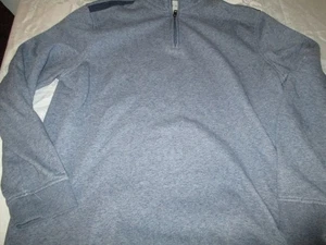 Jersey Hombre Azul Gris Manga Larga 1/4 Cremallera APT 9 Talla XXL 2XL - Imagen 1 de 2