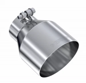 MBRP T304 Stainless Steel Universal Tip Single Wall & Angle Cut 6.5-Inch 3" ID - Foto 1 di 6
