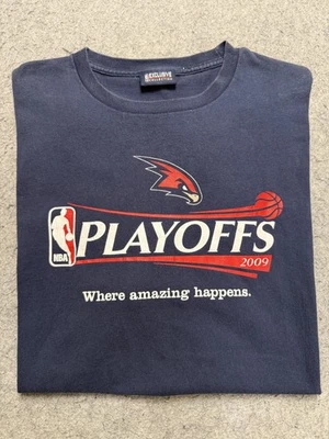 NBA Playoffs 2009 Shirt Mens 2XL Navy Blue Basketball Exclusive Collection Tee - Image 1 of 4