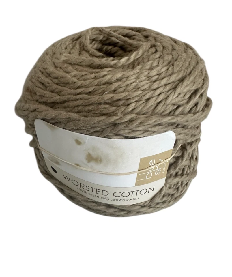 Piedra de algodón peinado azul cielo alpacas color # 626 lote 5050 150 yardas. 100 gramos Foto 1 de 4