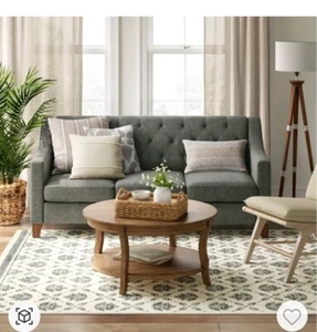 ✨️ 7'x10' Belwood Block Print Motif Rug Cream - Threshold - Picture 1 of 6