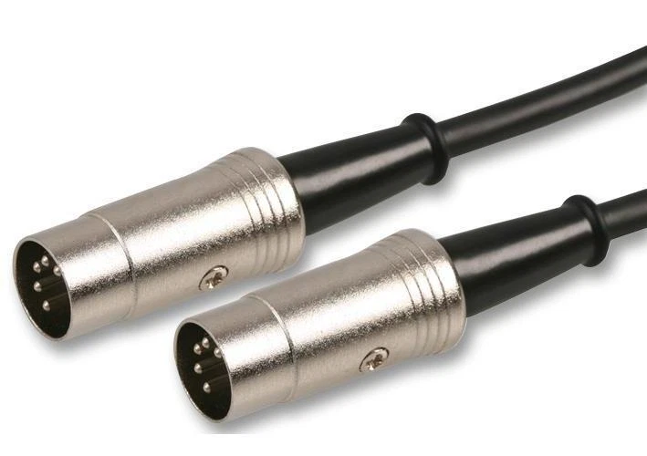 5 Pin 180 Degree Midi DIN Plug to Plug Lead, 3m - PLS00596 - Image 1 of 1