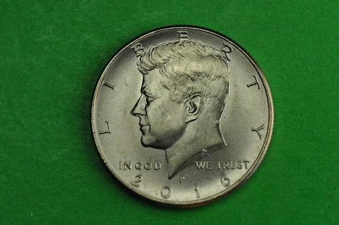 2016-P  BU Mint State Kennedy US Half Dollar Coin Cover