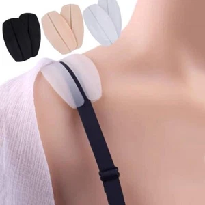 6× Silicone Non-Slip Shoulder Pads Bra Strap Shoulder Pain Relief Cushion Holder - Picture 1 of 18