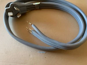 Electric Clothes Dryer 220VAC 30 Amp 4 foot Power Cord - Picture 1 of 2