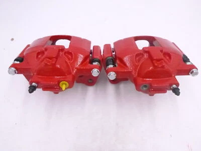 Un par de pinzas delanteras recubiertas de polvo rojas 18B5044 para Dodge Nitro 2009-2010 Foto 1 de 4