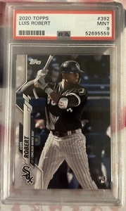Topps Luis Robert RC 2020 novato #392 PSA 9 como nuevo Chicago White Sox - Imagen 1 de 1