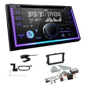 JVC KW-DB95BT Autoradio Bluetooth DAB+ für Volkswagen VW Passat Canbus - Bild 1 von 6