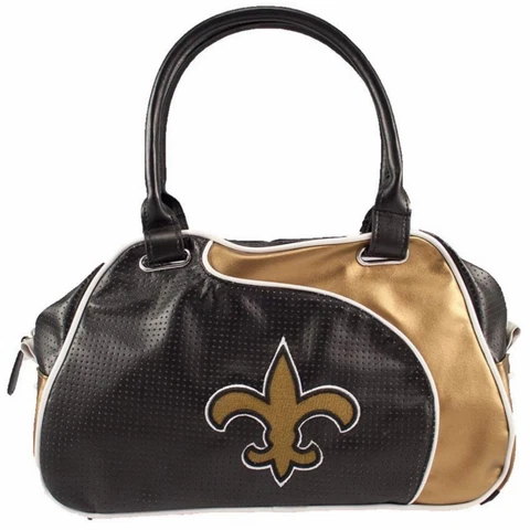 NFL New Orleans Saints Perfect Bowler Purse Hand Bag Cover