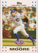 Scott Moore 2007 Topps Opening Day #179 Chicago Cubs Rookie Card RC