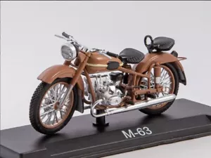 1/24 M-63 URAL-2 URSS RUSIA MOTO MOTO MODIMIO #10 CON REVISTA - Imagen 1 de 5