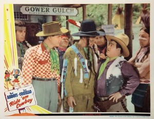 Ride 'em Cowboy Lobby Card Bud Abbott Douglass Dumbrille Lou Coste- Old Photo