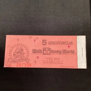 Libro de boletos de Walt Disney World America on Parade - Imagen 1 de 4