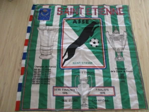 Sehr seltene Flagge Saint Etienne Sammler Fußball 70er Jahre - Bild 1 von 6