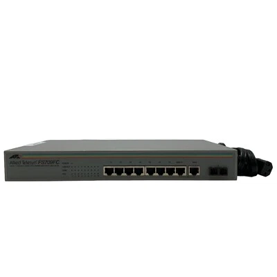 Allied Telesyn ATFS709FC 8 Port Fast Ethernet Switch - Image 1 of 4