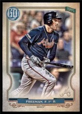 2020 Gypsy Queen Base #298 Freddie Freeman  - Atlanta Braves