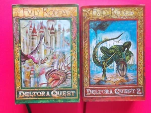 DELTORA QUEST 1 & 2 - COMPLETE SERIES by EMILY RODDA - HC with DJ **LIKE NEW - Picture 1 of 7
