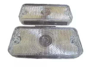 Lentes transparentes para luces de estacionamiento delanteras transparentes (en la parrilla) camioneta Chevrolet C10 67 68 69 70 71 - Imagen 1 de 11