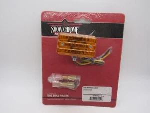 Show Chrome Accessories VINTAGE square 16-4 Amber Marker Lights - Bild 1 von 4