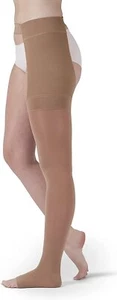 mediven Plus for Men & Women, 30-40 mmHg, Thigh High w/Attachment, Open Toe - Picture 1 of 6