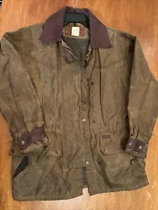OUTBACK TRADING Co OILSKIN Pathfinder Western Waterproof Jacket Coat Mens Size S - Picture 1 of 24